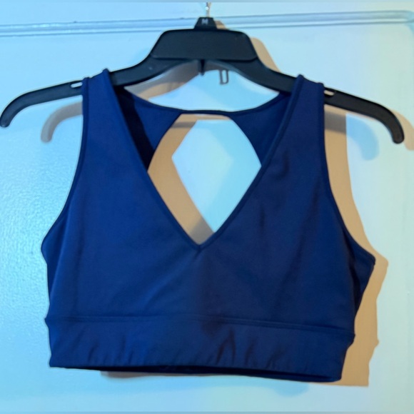 Buffbunny Collection Tops - BuffBunny Navy Blue Women's sports bra